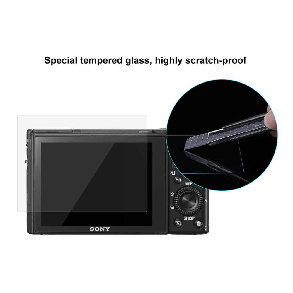 PULUZ PU5510 0.3mm 9H 2.5D Tempered Glass Screen Protector Guard for Sony RX100 A7M2 A7R A7R2 Cameras