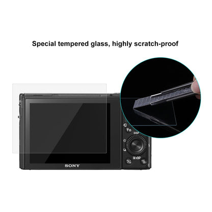 PULUZ PU5510 0.3mm 9H 2.5D Tempered Glass Screen Protector Guard for Sony RX100 A7M2 A7R A7R2 Cameras