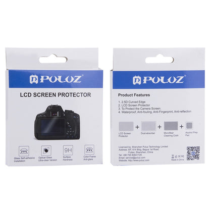 PULUZ PU5508 0.3mm 9H Camera Tempered Glass Screen Protector 2.5D for Nikon D5300 / D5500 / D5600 Cameras