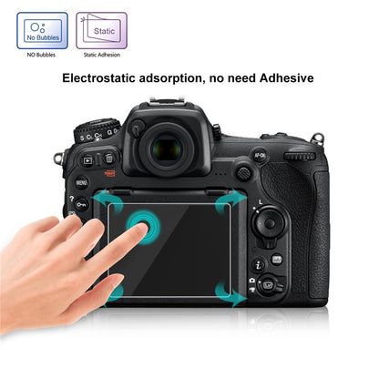 PULUZ PU5509 2.5D 0.3mm 9H Camera Tempered Glass Screen Protector for Nikon D500 D600 D610 D7100 D7200 D750 D800 D810