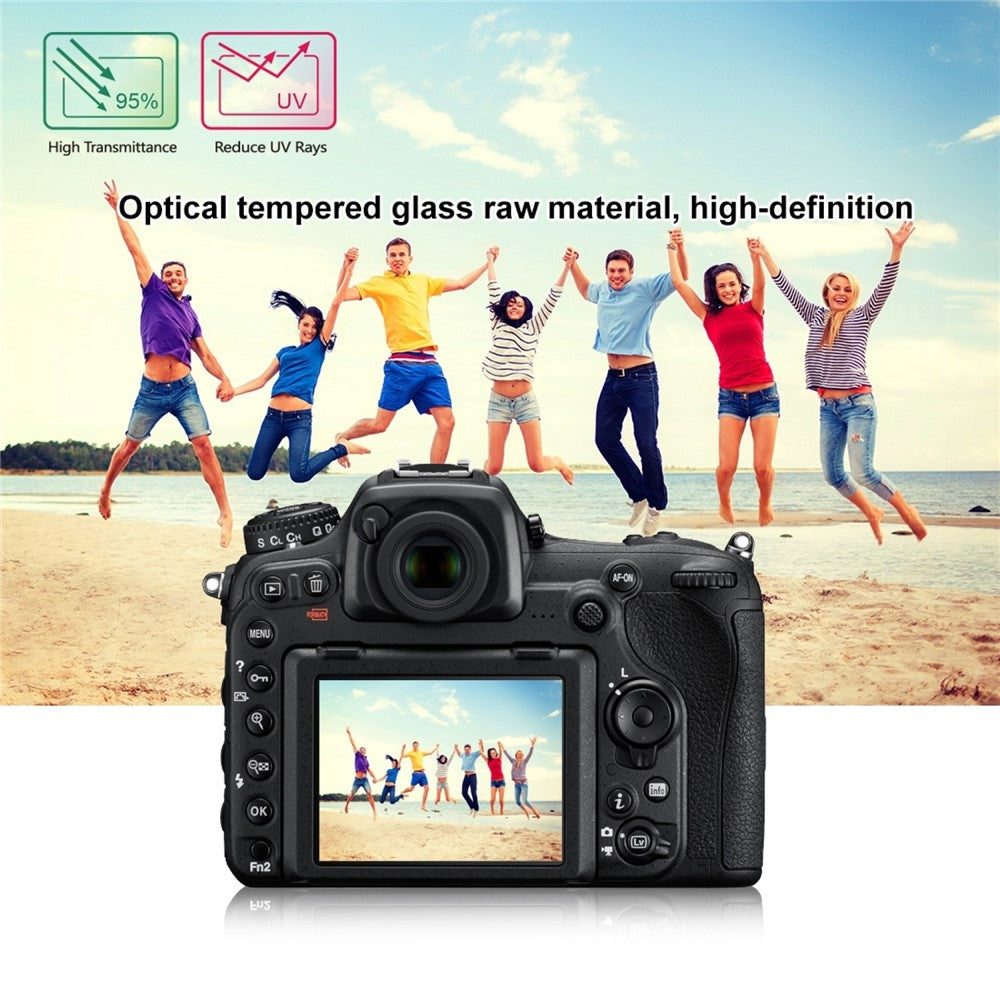 PULUZ PU5509 2.5D 0.3mm 9H Camera Tempered Glass Screen Protector for Nikon D500 D600 D610 D7100 D7200 D750 D800 D810