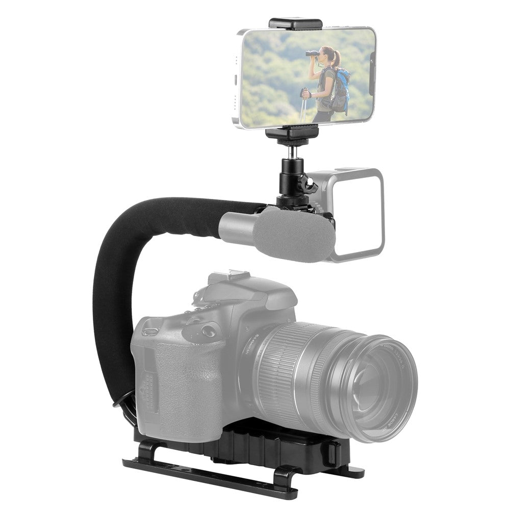 PULUZ PU3006 C-Shaped Video Handle DV Bracket Steadicam Stabilizer Kit