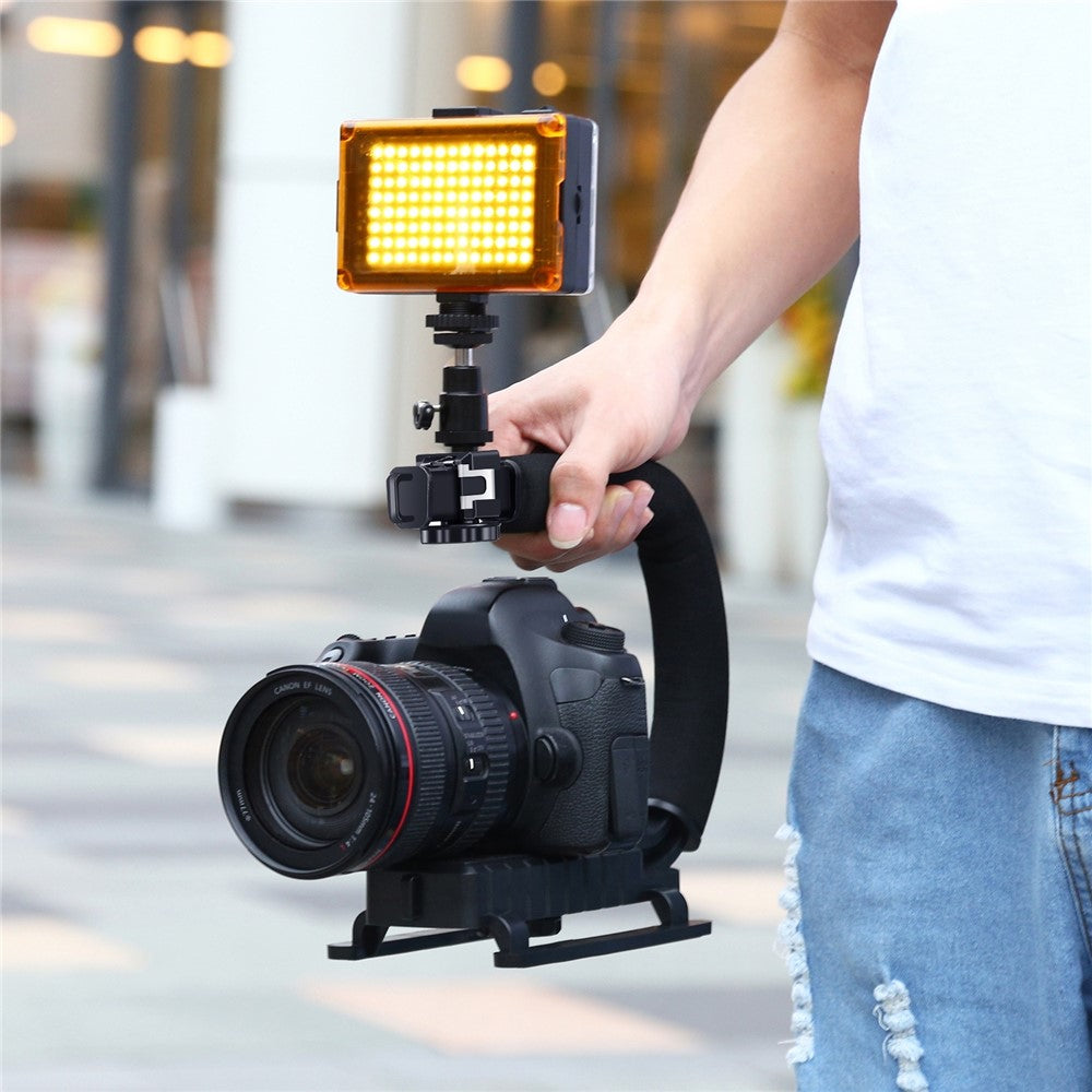 PULUZ PU3006 C-Shaped Video Handle DV Bracket Steadicam Stabilizer Kit