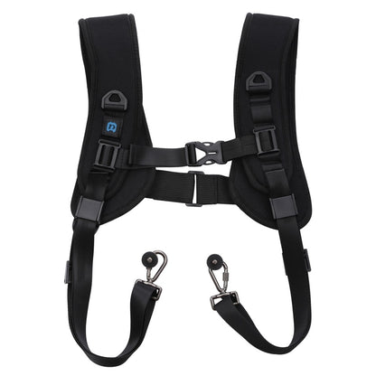 PULUZ PU6002 Quick Release Double Shoulder Harness Soft Pad Decompression Foam Shoulder Strap for DSLR Cameras