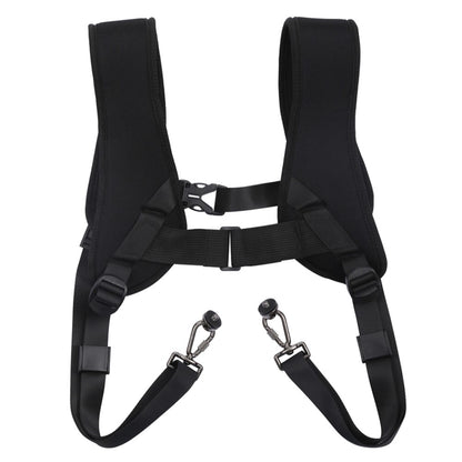 PULUZ PU6002 Quick Release Double Shoulder Harness Soft Pad Decompression Foam Shoulder Strap for DSLR Cameras