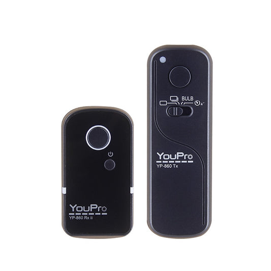 YP-860 II 2.4G Wireless Remote Control Transmitter Receiver Shutter with DCO Port for Canon Nikon Sony etc. Camera