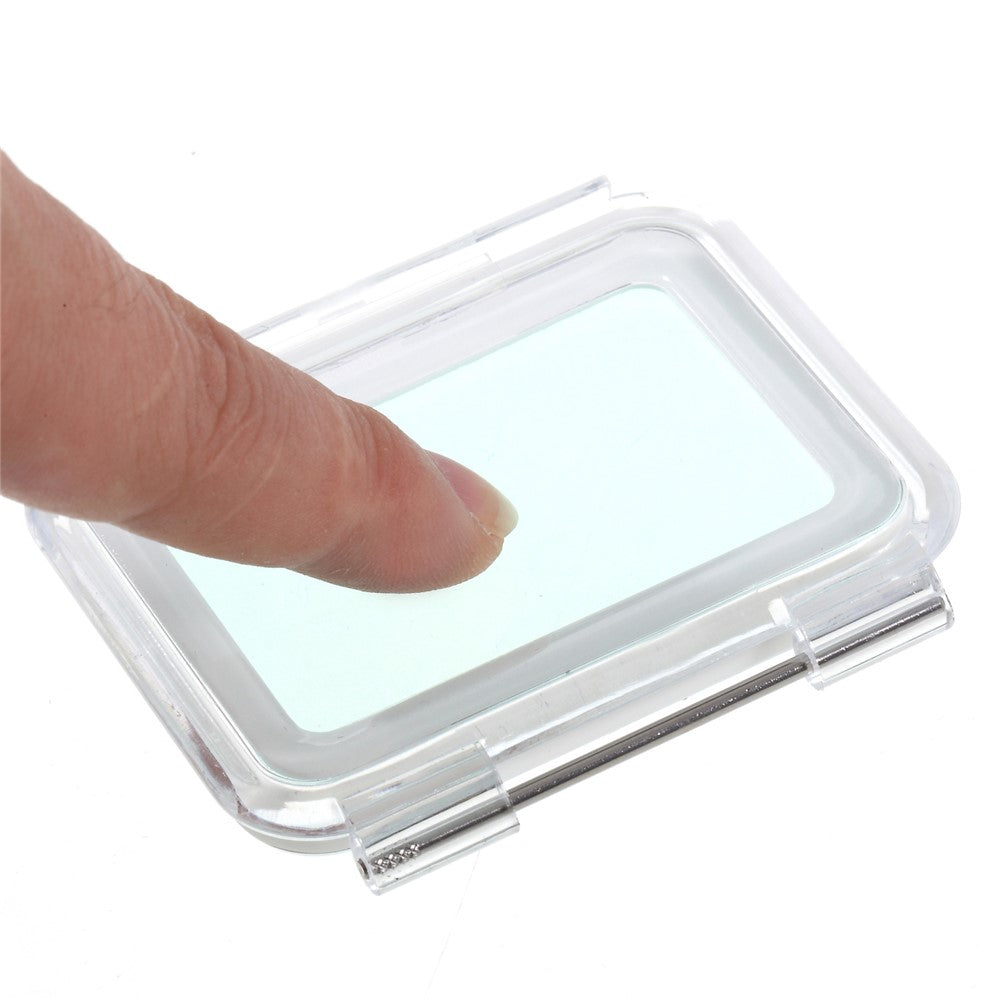 Waterproof Housing Case with Touchable Back Door for GoPro Hero 7 White / Silver