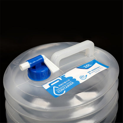 AOTU AT6632 10L Collapsible Water Storage Folding Water Bottle Foldable PE bucket