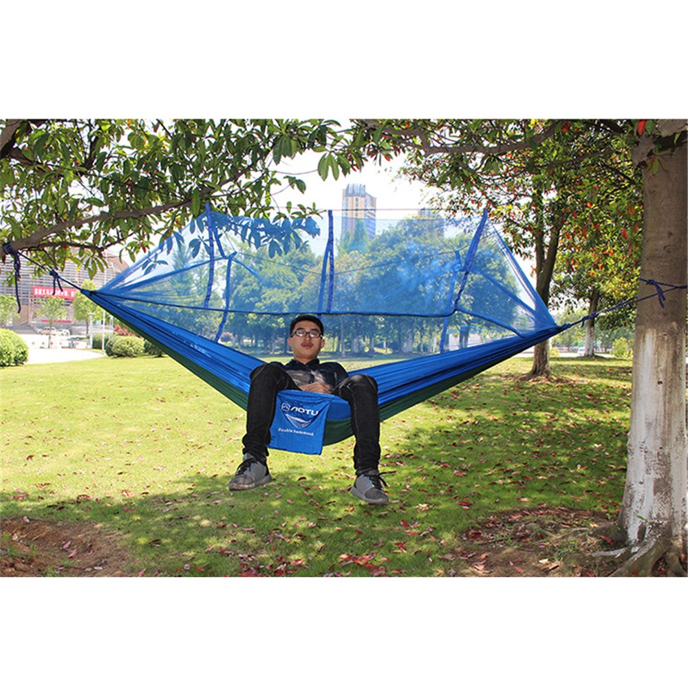 AOTU AT6730 Mosquito Net Outdoor Hammock Travel Bed Lightweight Hammock