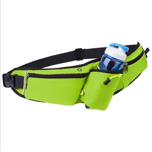 Reflective Large Capacity Sports Waist Bag with Bottle Pocket