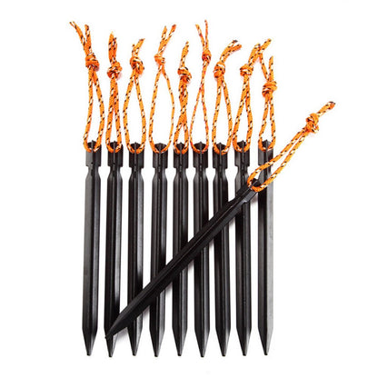 4Pcs/Set AOTU AT6535 Aluminum Alloy Triangular Shape Tent Nail Peg Tent Stake