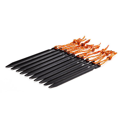 4Pcs/Set AOTU AT6535 Aluminum Alloy Triangular Shape Tent Nail Peg Tent Stake