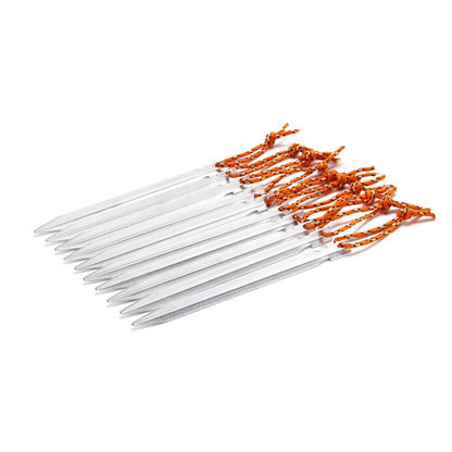4Pcs/Set AOTU AT6535 Aluminum Alloy Triangular Shape Tent Nail Peg Tent Stake