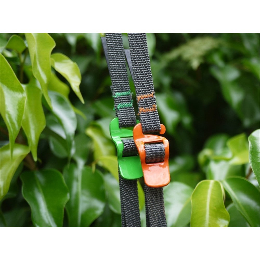 2 Pcs AOTU Packing Belt Rope Ribbon with Stainless Steel Buckle for Outdoor Travel Camping Hiking Cycling