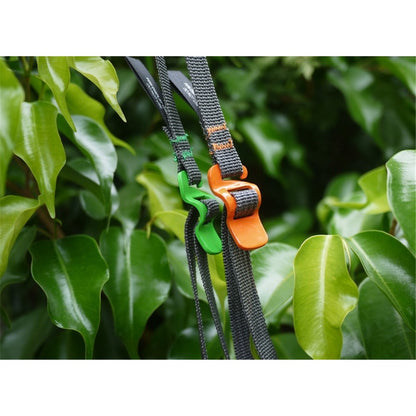 2 Pcs AOTU Packing Belt Rope Ribbon with Stainless Steel Buckle for Outdoor Travel Camping Hiking Cycling