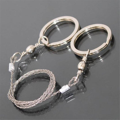 AOTU Survival Saw Chain Stainless Steel Pocket Wire Saws Survival Tool Hiking and Outdoor Sports