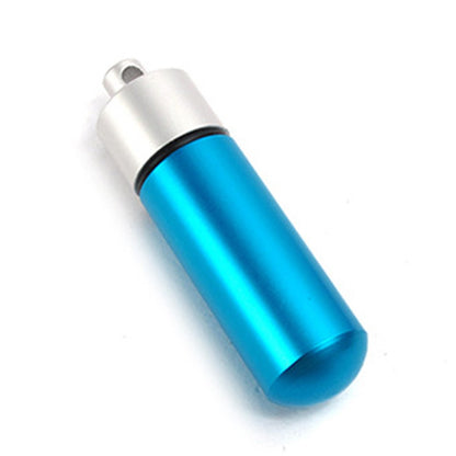 5Pcs/Set AUTO Mini Pill Box Outdoor Waterproof EDC Keychain Aluminum Alloy Travel Pill Holder