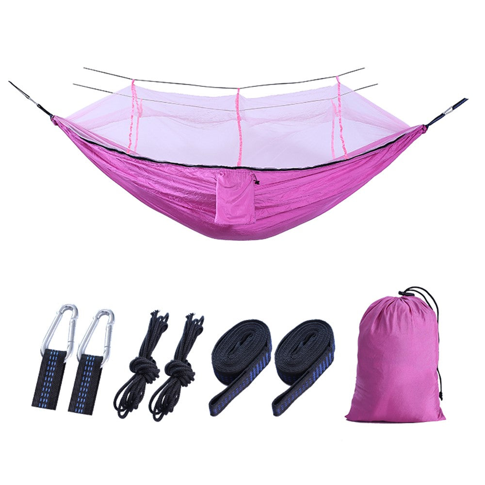 Outdoor Travel Camping Tent Swing Bed Mosquito Net Hanging Hammock
