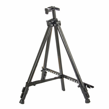 Portable Metal Triangular Easel Adjustable Tripod Display Stand for Poster Displaying Drawing and Paint
