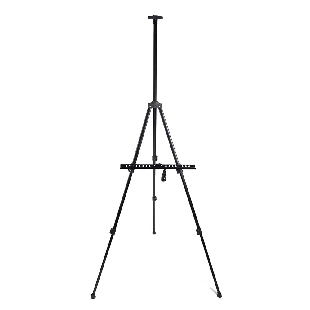 Portable Metal Triangular Easel Adjustable Tripod Display Stand for Poster Displaying Drawing and Paint