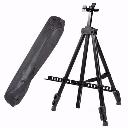 Portable Metal Triangular Easel Adjustable Tripod Display Stand for Poster Displaying Drawing and Paint