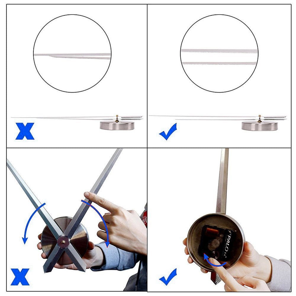 DIY Acrylic Wall Clock Living Room Wall Decorative Clock Sticker Clock