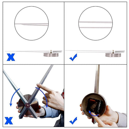 DIY Acrylic Wall Clock Living Room Wall Decorative Clock Sticker Clock