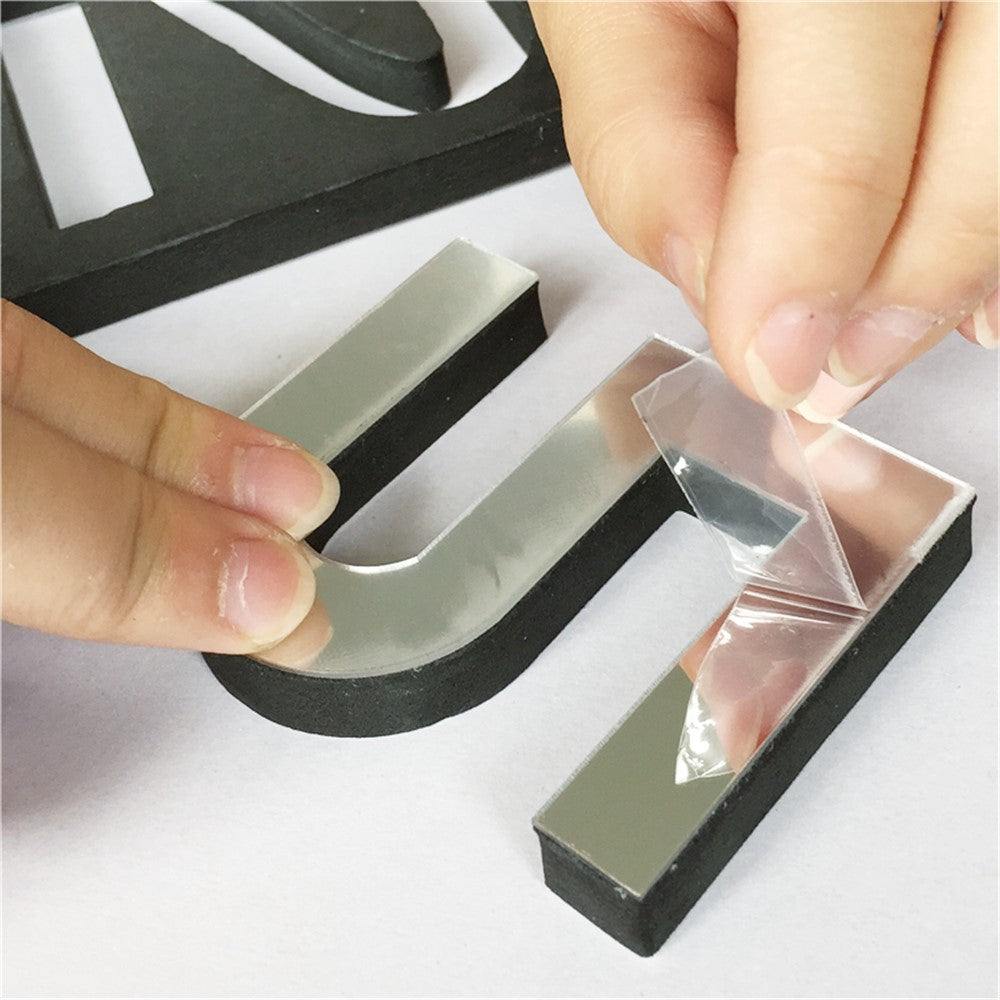 Modern Mute 3D Frameless Large Wall Clock DIY Room Home Decorations (3M002)