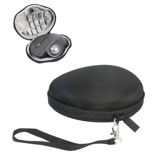 Hard EVA Travel Black Mouse Storage Case for Logitech MX Ergo Advanced Wireless Trackball