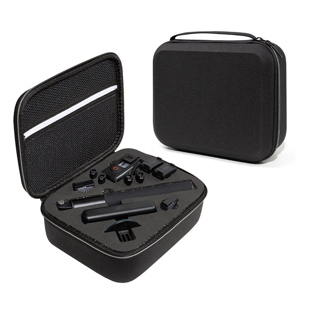 For DJI Osmo Action 3 / Action 4 / Action 5 Pro Portable Zipper Camera Protection Case EVA Hard Shell Handle Strap Camera Accessories Storage Bag