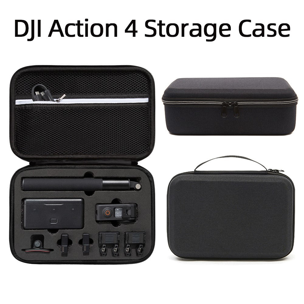 Storage Bag for DJI Osmo Action 3 / Action 4 / Action 5 Pro Portable Camera Accessories Protection Box Carrying Case