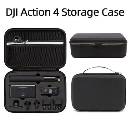 Storage Bag for DJI Osmo Action 3 / Action 4 / Action 5 Pro Portable Camera Accessories Protection Box Carrying Case