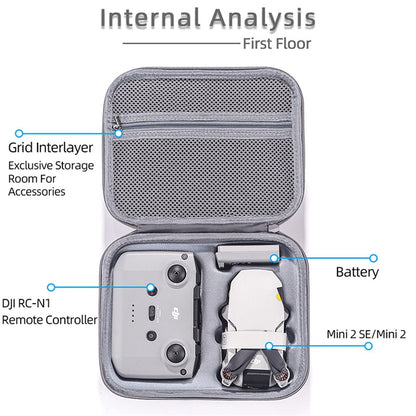 Carrying Case for DJI Mini 2 SE / Mini 2 Hard EVA Portable Storage Bag with Handle