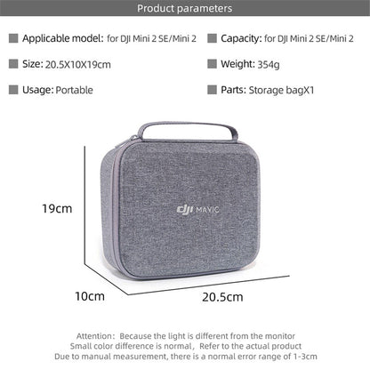 Carrying Case for DJI Mini 2 SE / Mini 2 Hard EVA Portable Storage Bag with Handle