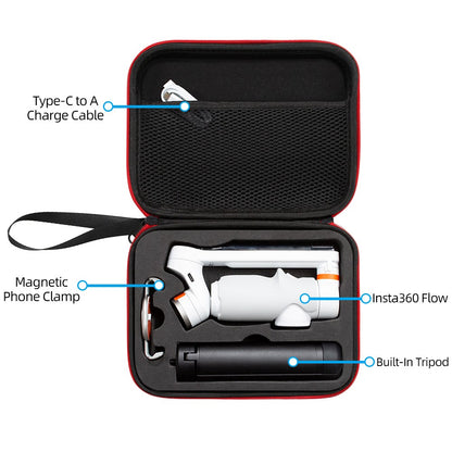 For Insta360 Flow Portable Storage Bag EVA Hardshell Gimbal Stabilizer Carrying Case