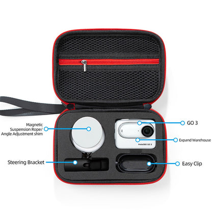 Carrying Case for Insta360 Go 3 / Go 3S Storage Bag Ant Cloth+EVA Mini Protective Case