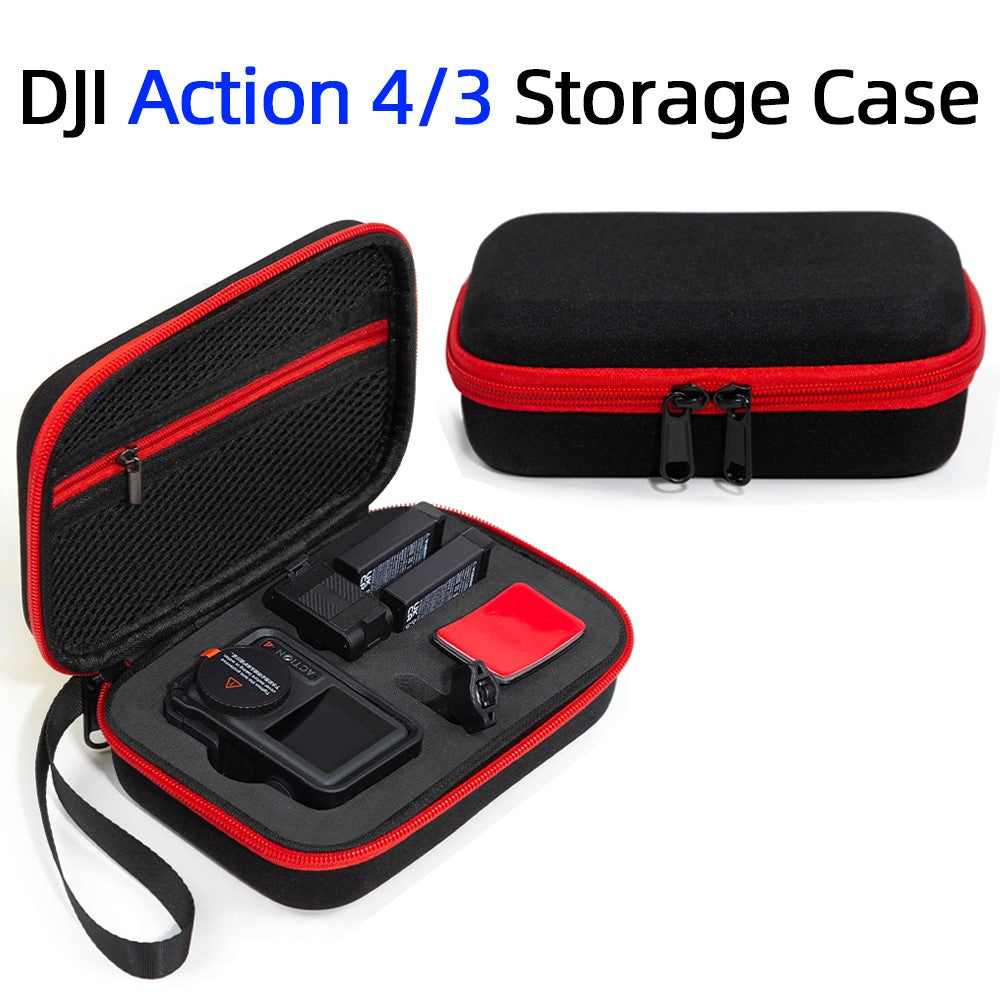For DJI Action 5 Pro / 4 / 3 Sports Camera Portable EVA Storage Bag Shockproof Carrying Case