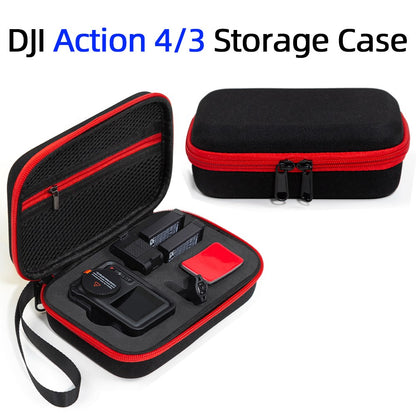 For DJI Action 5 Pro / 4 / 3 Sports Camera Portable EVA Storage Bag Shockproof Carrying Case