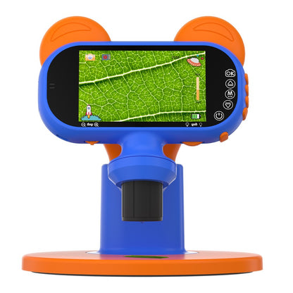 AD-LM01 Children Microscope 4 inch 50-1000X Magnification USB Magnifier Kids Camera with Adjustable LED Light