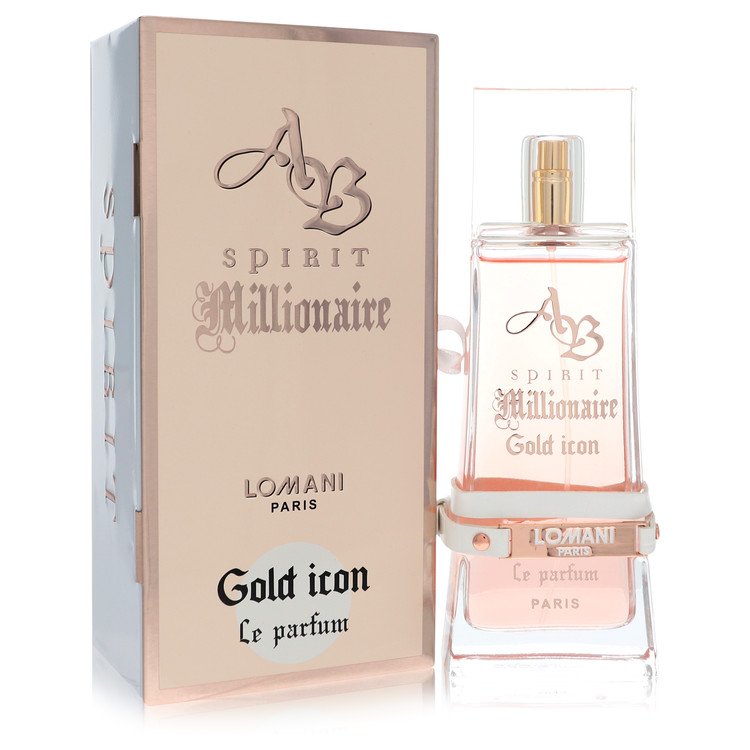 Ab Spirit Millionaire Gold Icon Eau De Parfum Spray by Lomani 100 ml