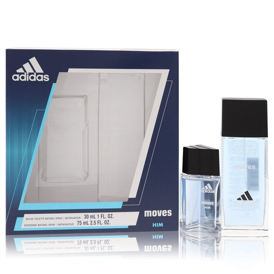 Adidas Moves Gift Set - 1 oz Eau De Toilette Spray + 2.5 oz Deodorant Spray by Adidas --