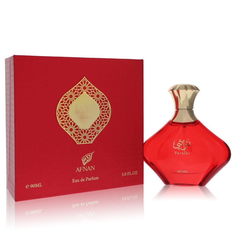 Afnan Turathi Red Eau De Parfum Spray by Afnan 90 ml