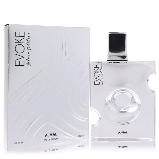 Evoke Silver Edition Eau De Parfum Spray by Ajmal 90 ml