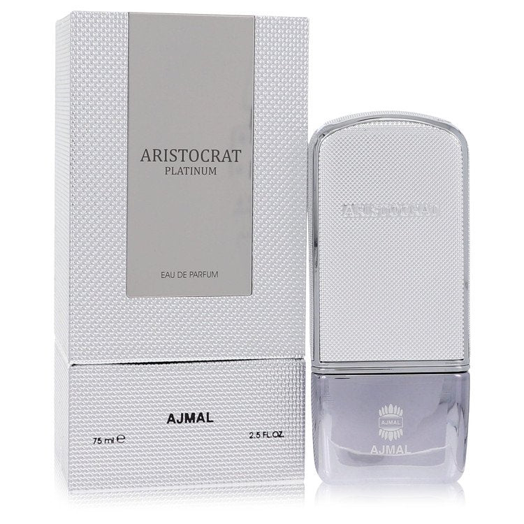 Ajmal Aristocrat Platinum Eau De Parfum Spray by Ajmal 75 ml