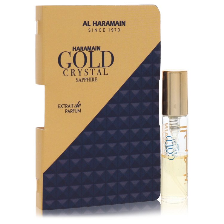 Al Haramain Gold Crystal Sapphire Vial (sample) by Al Haramain 15 ml