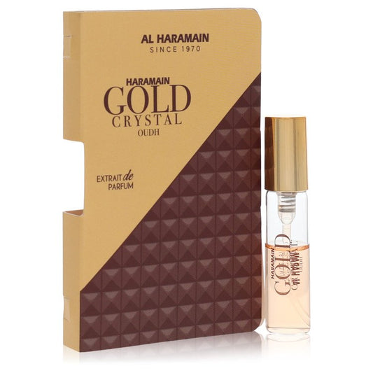 Al Haramain Gold Crystal Oudh Vial (sample) by Al Haramain 15 ml