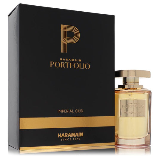 Al Haramain Portfolio Imperial Oud Eau De Parfum Spray (Unisex) by Al Haramain 75 ml