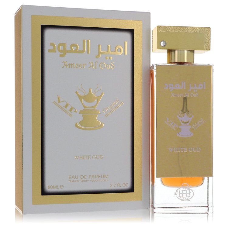 Ameer Al Oud Vip Original White Oud Eau De Parfum Spray (Unisex) by Fragrance World 80 ml