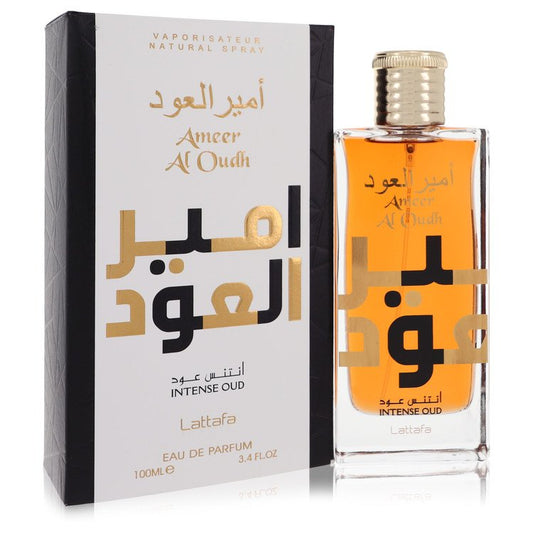 Ameer Al Oudh Intense Oud Eau De Parfum Spray (Unisex) by Lattafa 100 ml