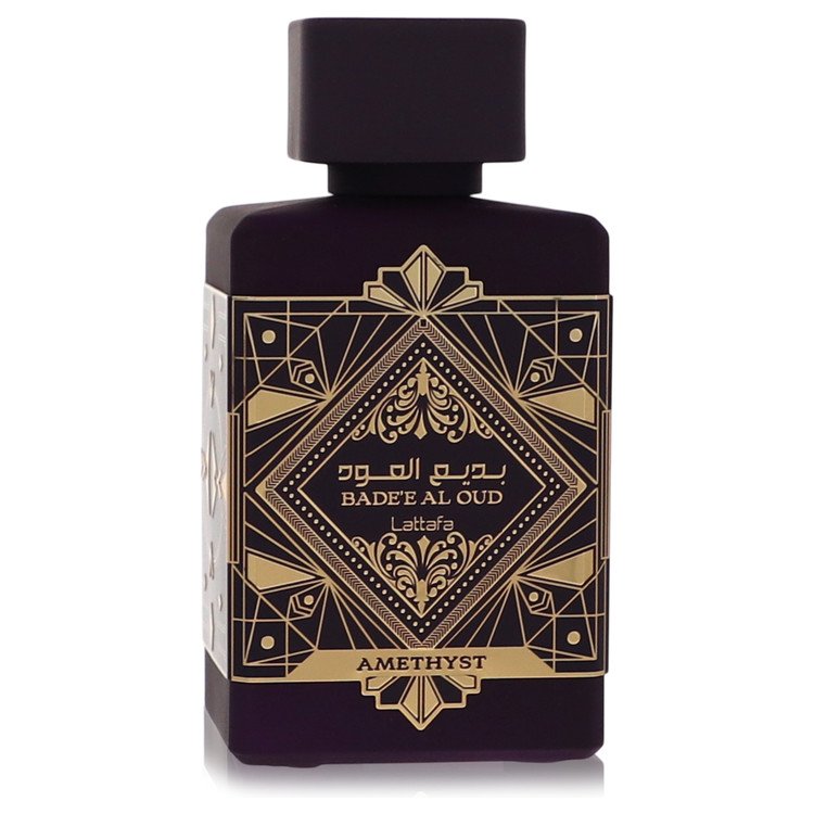 Amethyst Badee Al Oud Eau De Parfum Spray (Unisex Unboxed) by Lattafa 100 ml